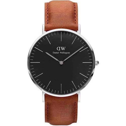 Image of rustfri stål Classic Black Durham quartz Herre ur fra Daniel Wellington